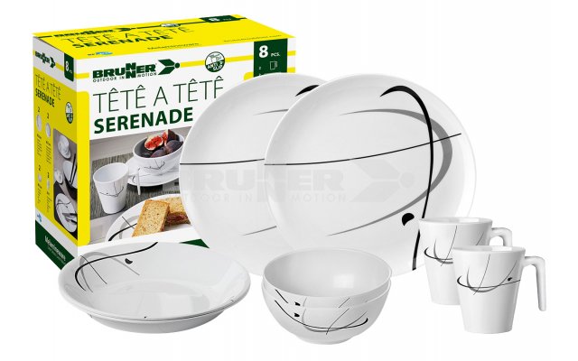 Melaminski servis Serenade TETE ( za 2 osebi)