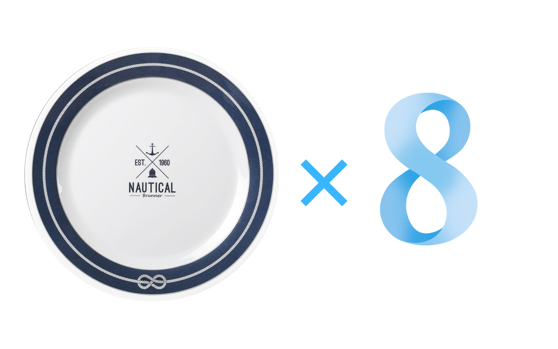 Akcija komplet krožnikov in skodelic (8+8) - slika 3