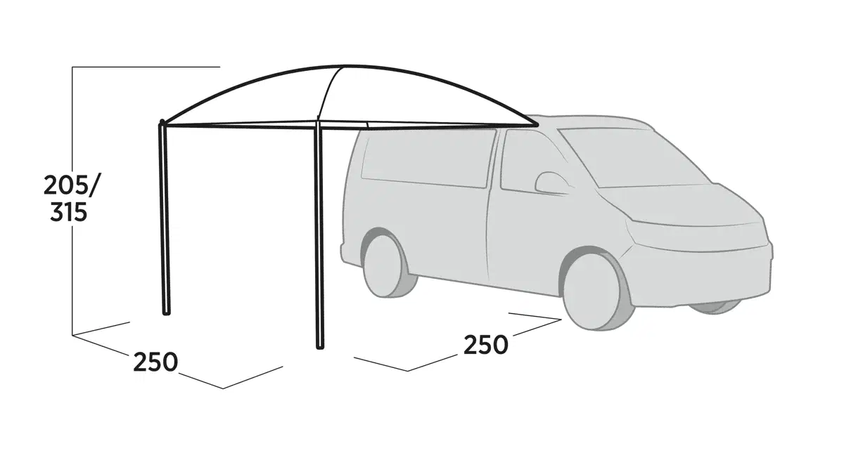 Univerzalna tenda Stryn Canopy - slika 4